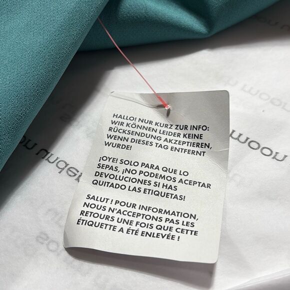 New ASOS Flare High Rise Dress Pants Pockets  Jade Green US Size 10 - Picture 14 of 16